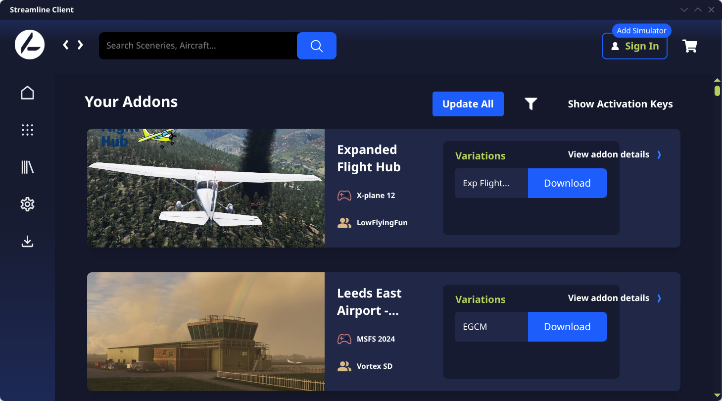 Addon Page Screenshot